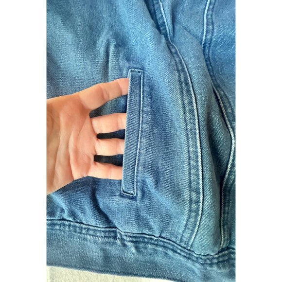 Jessica London Women's Denim Jacket Size 26W Button-Up Collared Long Sleeve - Picture 7 of 13